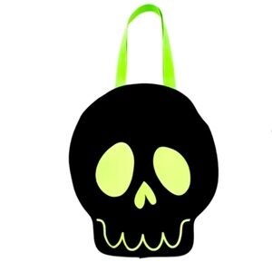 3 for $15 SALE Target Bullseye 15" Skull Halloween Trick or Treat Fabric Bag